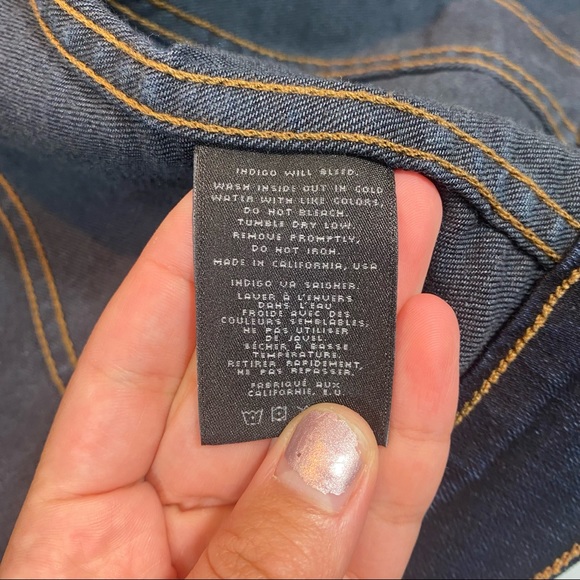 J Brand Dark Wash Jean Jacket Size XS - Picture 4 of 7